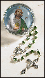 St. Jude Rosary with Case